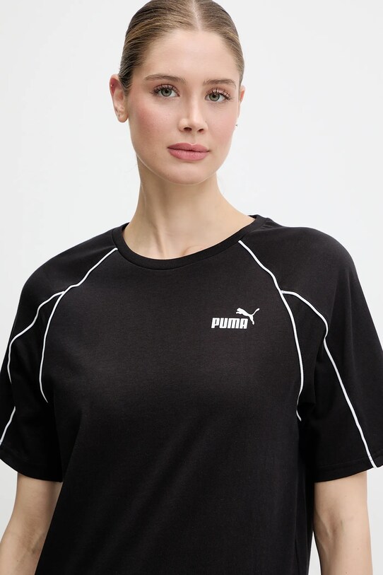 Bavlněné tričko Puma černá 685041.