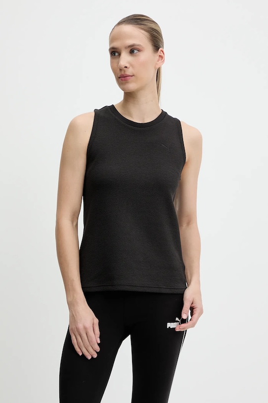 Puma top z elastanem czarny 685064