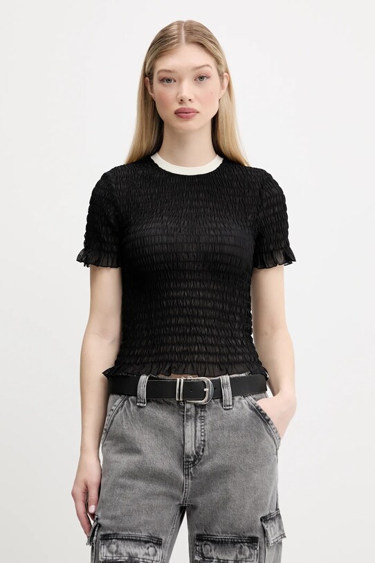 Футболка Guess Originals slim чорний W5GP51.KBBF2