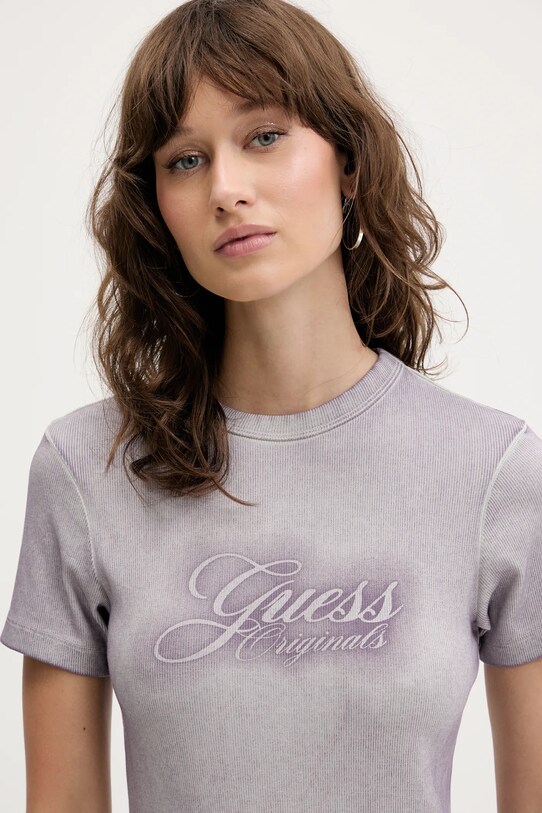 Футболка Guess Originals фіолетовий W5GP59.KCTT1
