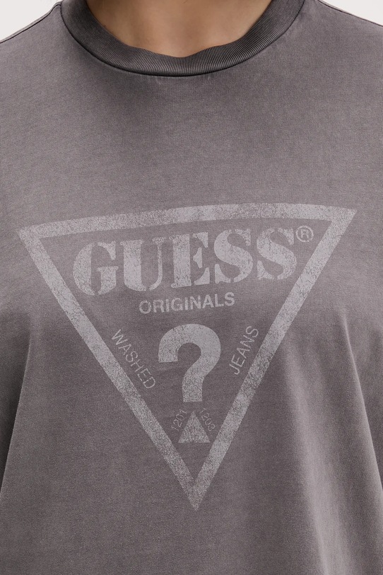 Bombažna kratka majica Guess Originals M5GI10.K8FQ4 siva