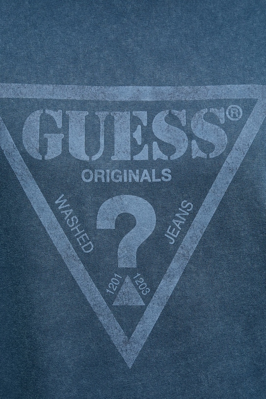 Памучна тениска Guess Originals син M5GI10.K8FQ4