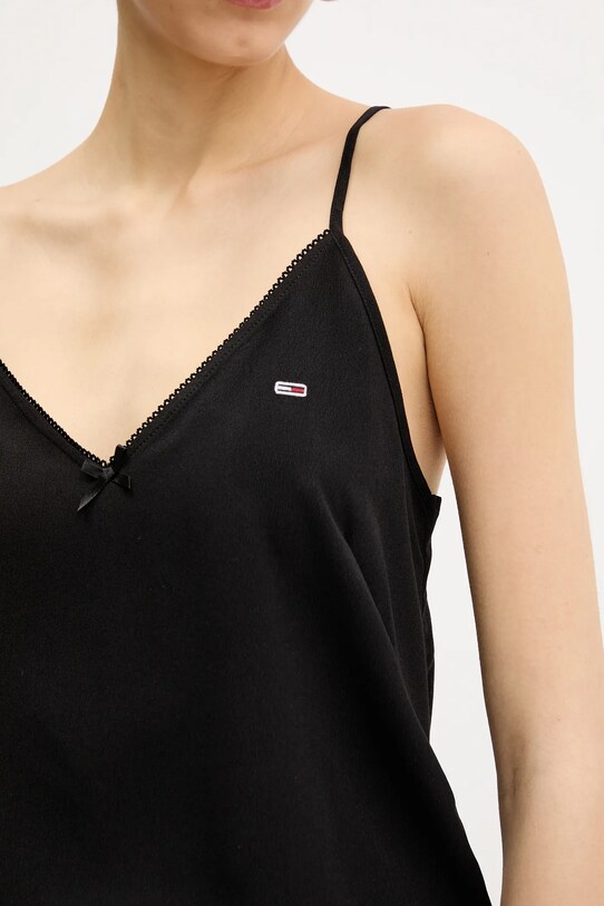 Tommy Jeans bluză negru DW0DW20604