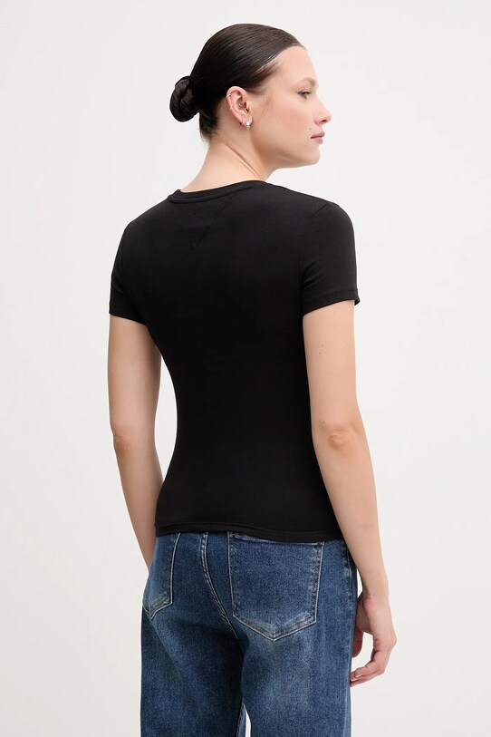Μπλουζάκι Tommy Jeans DW0DW20316 μαύρο SS25