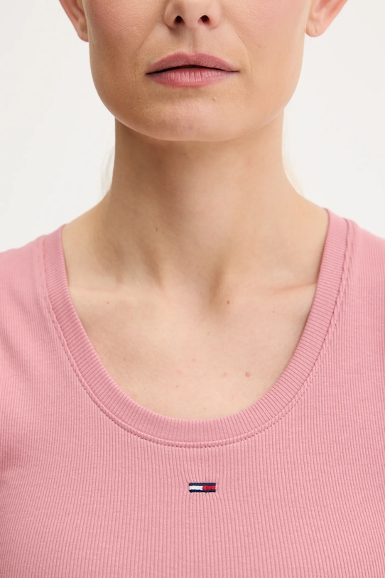 Tommy Jeans top DW0DW20673 portocaliu