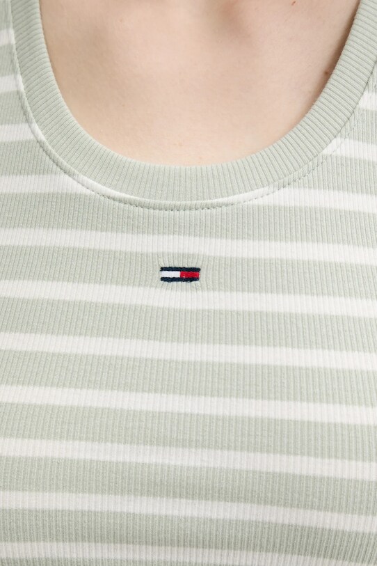 Топ Tommy Jeans DW0DW20673 зелёный