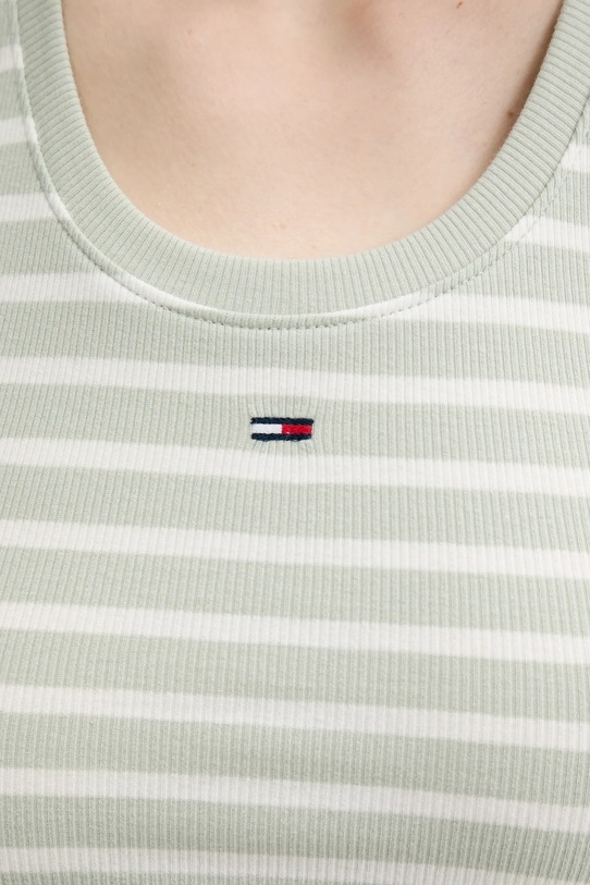 Tommy Jeans top DW0DW20673 zielony