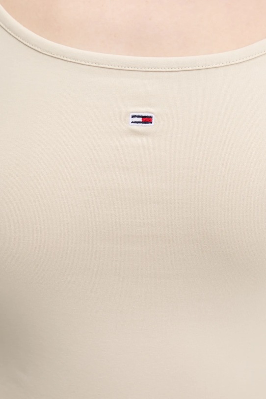 Top Tommy Jeans DW0DW20675 bež