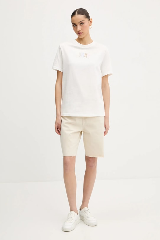 Tommy Jeans t-shirt in cotone DW0DW21337 bianco SS25