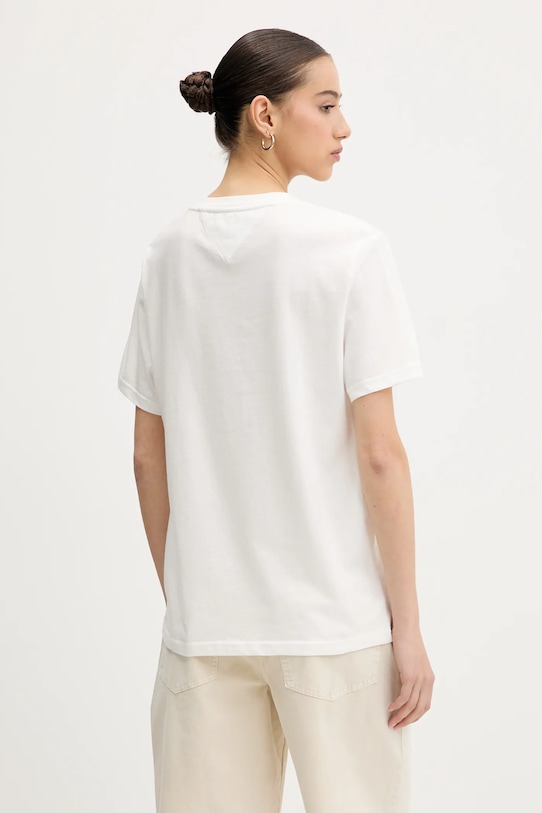 Abbigliamento Tommy Jeans t-shirt in cotone DW0DW21337 bianco