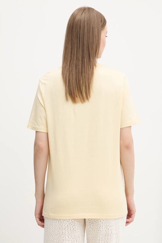 Tommy Jeans t-shirt bawełniany DW0DW21337 żółty SS25