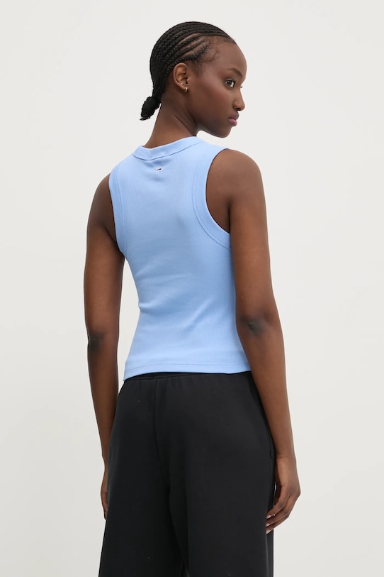 Oblečenie Top Tommy Jeans DW0DW21339 modrá