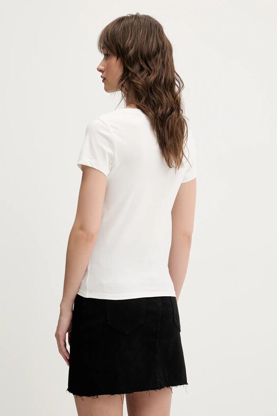 Tommy Jeans tricou din bumbac 2-pack alb DW0DW21367