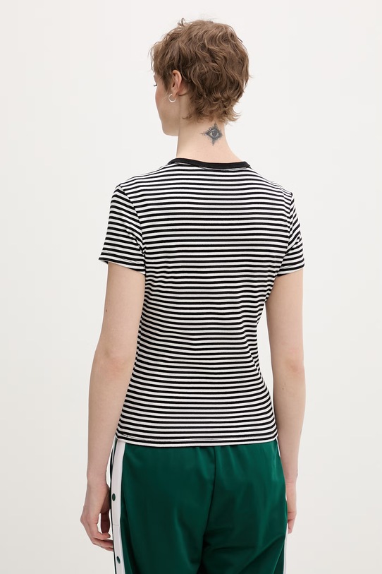 Tommy Jeans t-shirt basic damski bawełniany z elastanem 2-pack DW0DW21430 biały