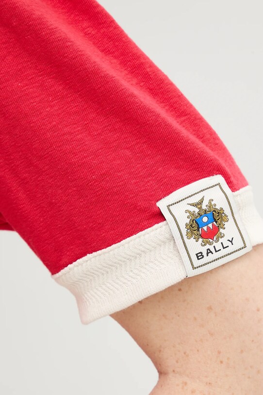 Bally t-shirt WJE05X czerwony