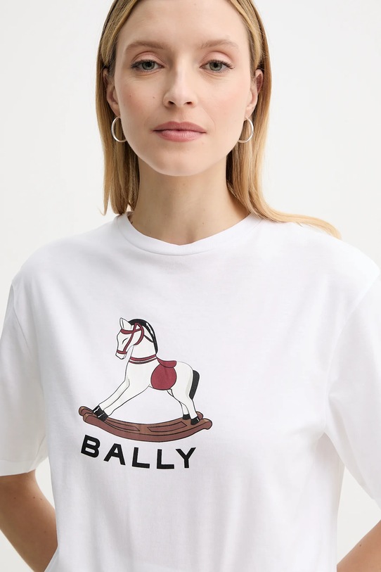 Bally tricou din bumbac alb WJE07O