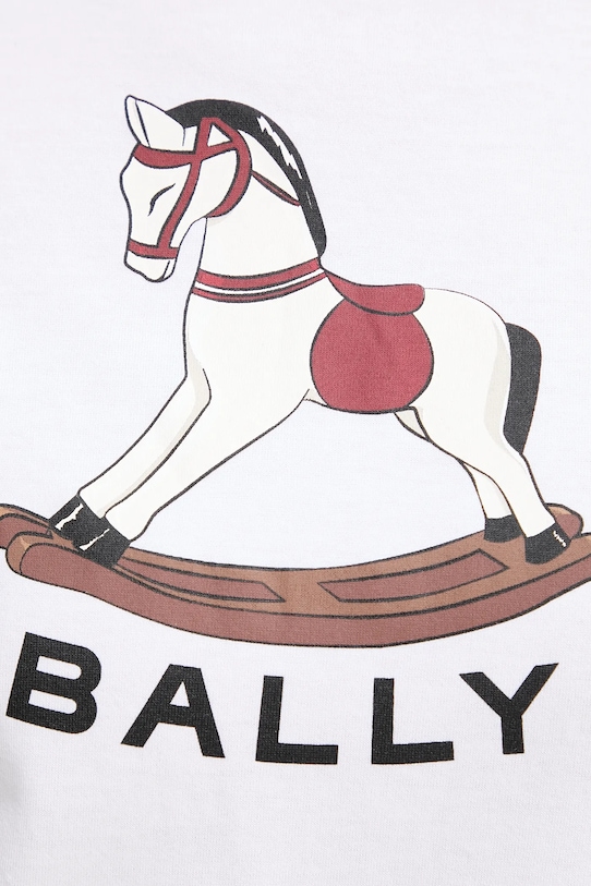 Bally tricou din bumbac WJE07O alb