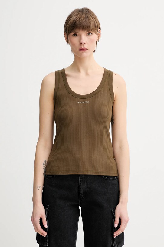 G-Star top zielony D26065.D253