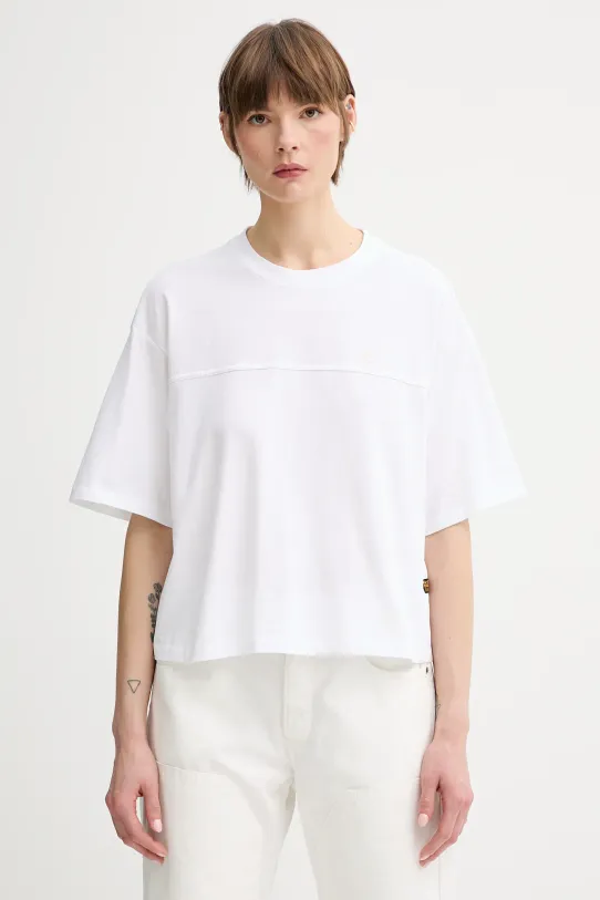 G-Star Raw t-shirt bawełniany bawełna biały D26134.336