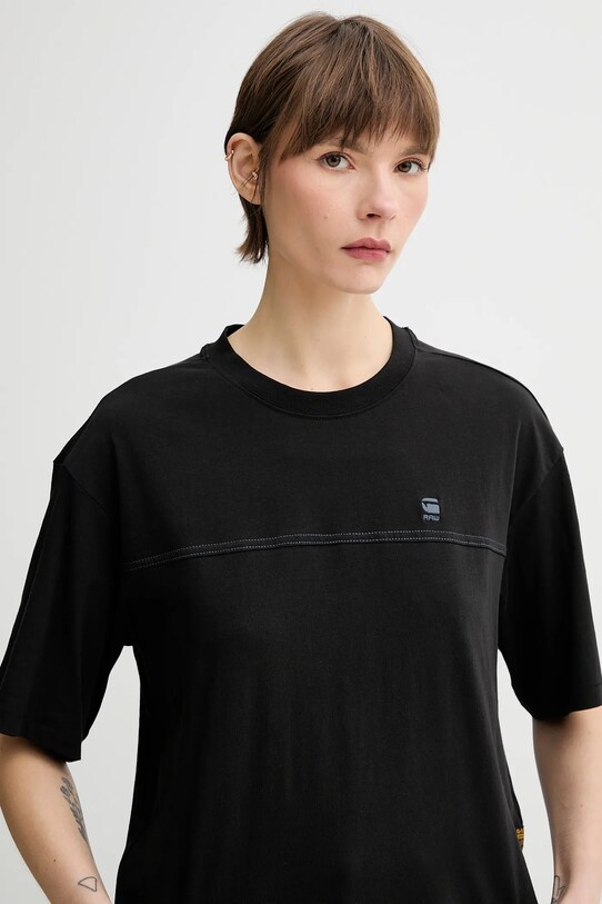 G-Star tricou din bumbac negru D26134.336