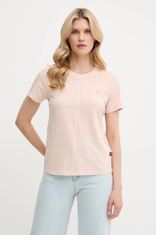 G-Star Raw pamut póló bézs D24499.B059