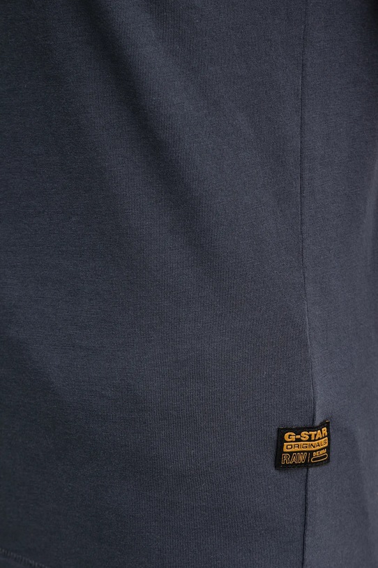 Хлопковая футболка G-Star Raw D26062.336 серый