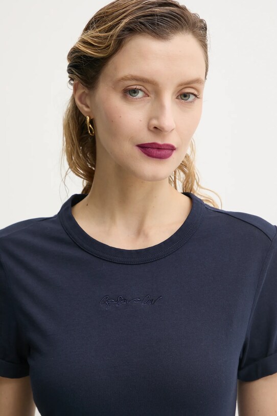 G-Star tricou din bumbac bleumarin D26069.D975