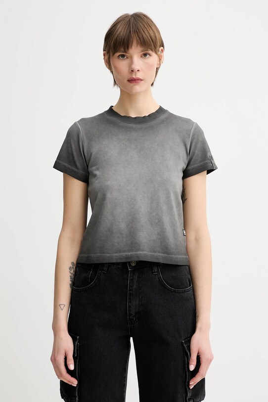 G-Star tricou cu modele gri D26078.D756