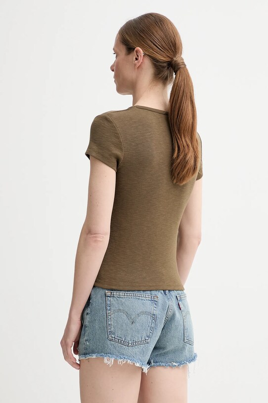 Îmbrăcăminte G-Star tricou din bumbac D26075.D958 verde