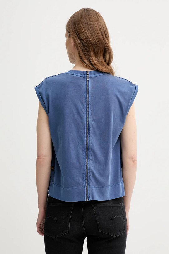 Îmbrăcăminte G-Star top din bumbac D26421.C261 bleumarin