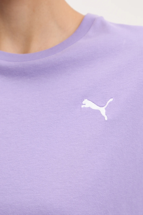 Puma t-shirt bawełniany 629743 fioletowy