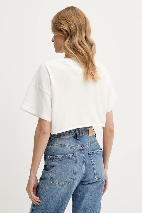 Бавовняна футболка Tommy Jeans DW0DW20321 білий SS25