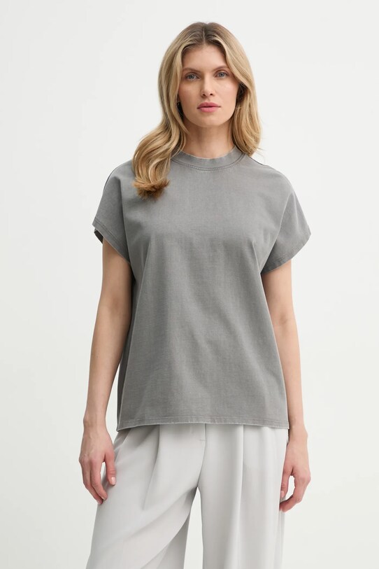 Won Hundred tricou din bumbac gri 3729.12089