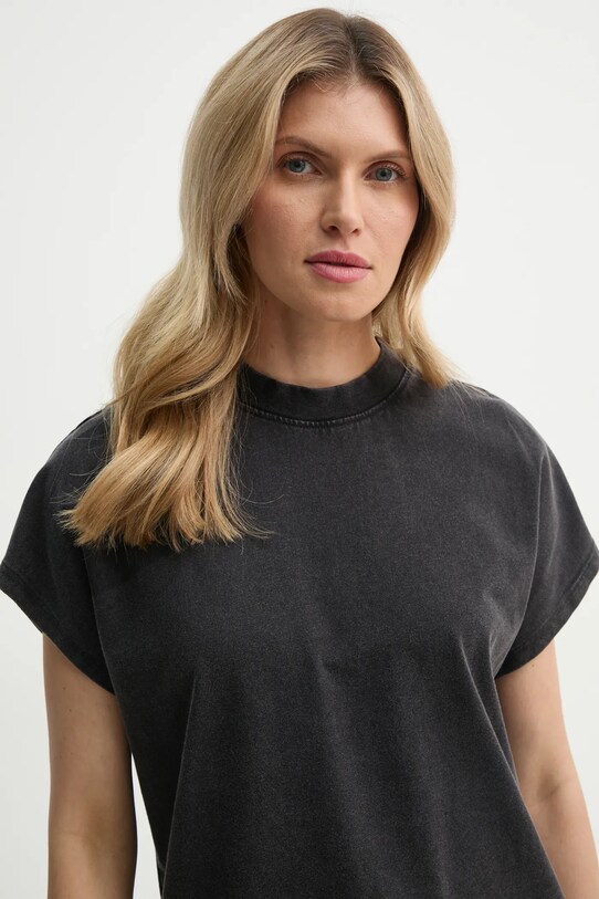 Won Hundred tricou din bumbac negru 3729.12089