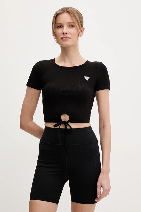Guess tricou CROCUS uni negru V5GP14.KCRS2