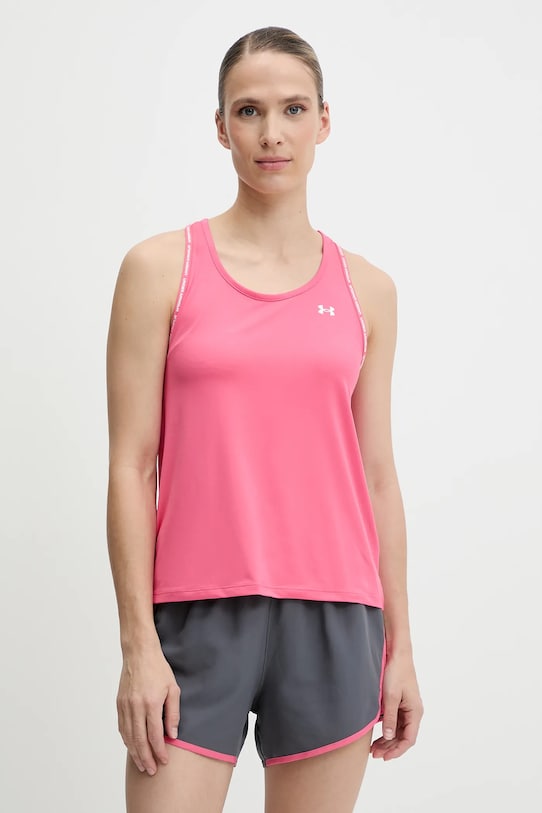 Under Armour top treningowy Tech Knockout z elastanem różowy 1389851