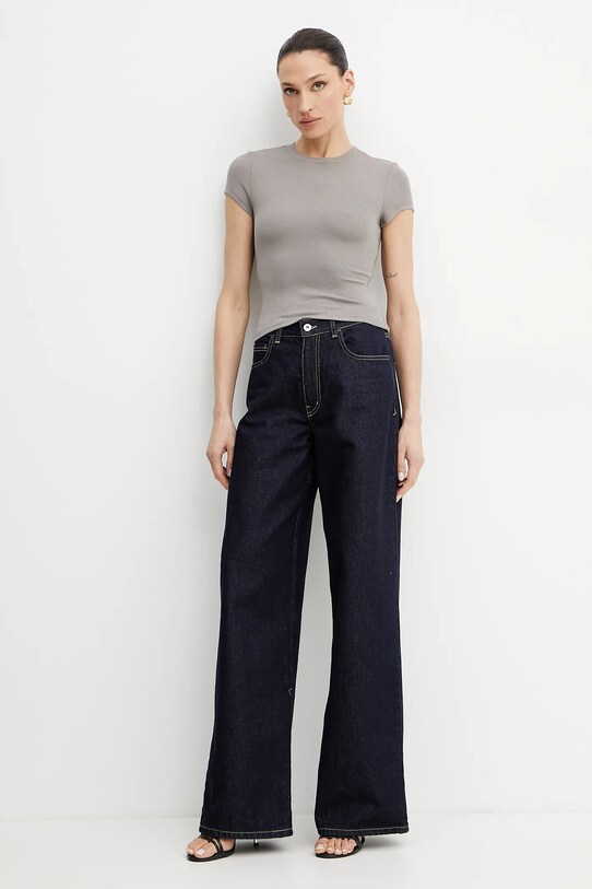 La Mania t-shirt FIRST.2 beżowy SS25