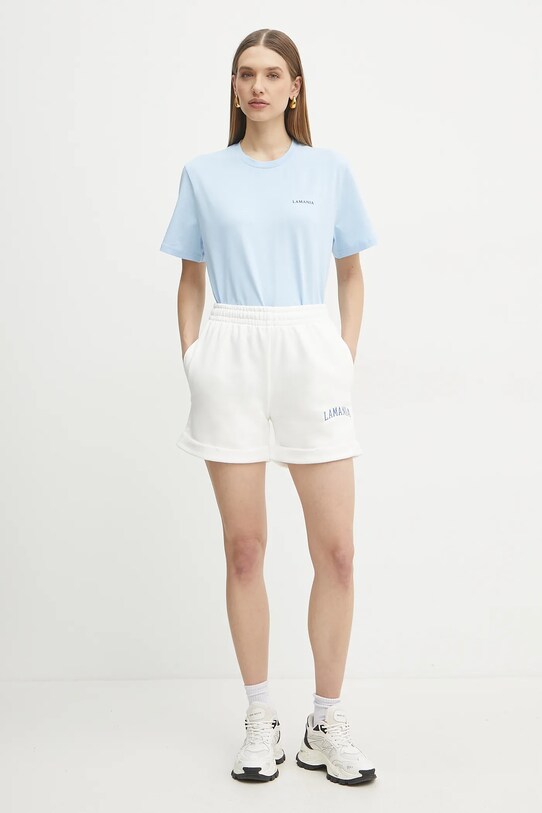 La Mania tricou din bumbac BONI.3 albastru SS25