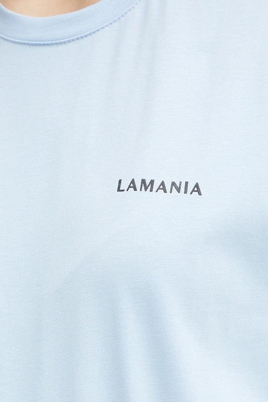 Хлопковая футболка La Mania BONI.3 голубой