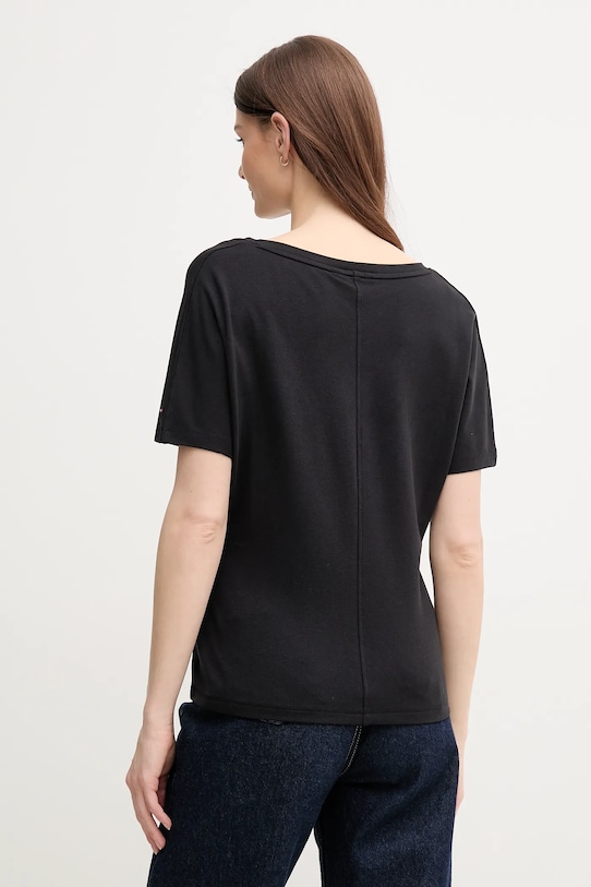 Oblečení Tričko Tommy Hilfiger WW0WW46114 černá