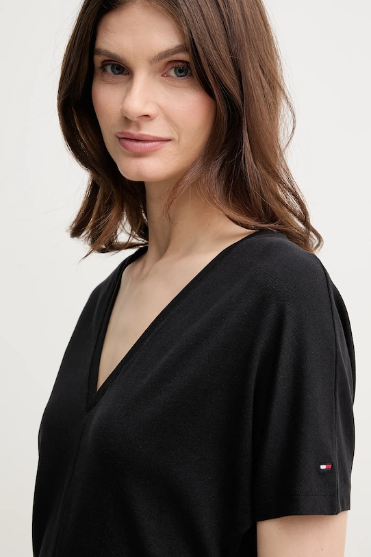 Tričko Tommy Hilfiger černá WW0WW46114