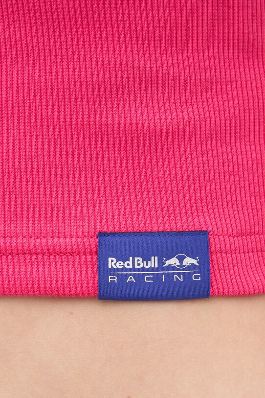 Red Bull Racing x Pepe Jeans top LOGO CROP TANK RL500002 różowy