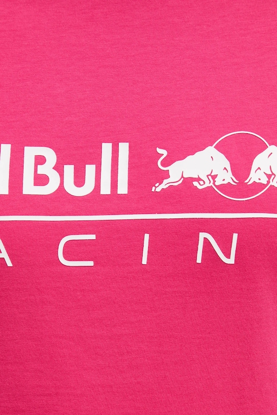 Red Bull Racing x Pepe Jeans t-shirt bawełniany STANDARD FIT TEE RL500004 różowy