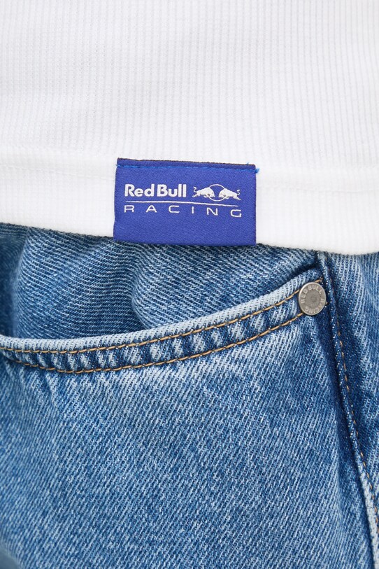 Red Bull Racing x Pepe Jeans top LOGO RIB TANK beżowy RL500011
