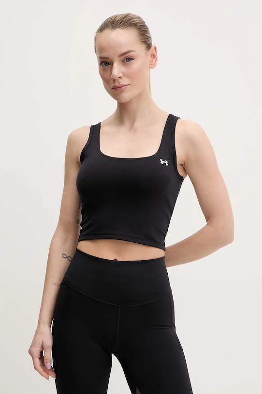 Tréninkový top Under Armour slim černá 6007656