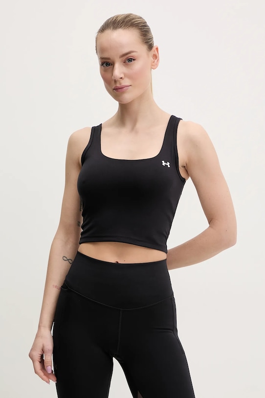 Tréninkový top Under Armour slim černá 6007656