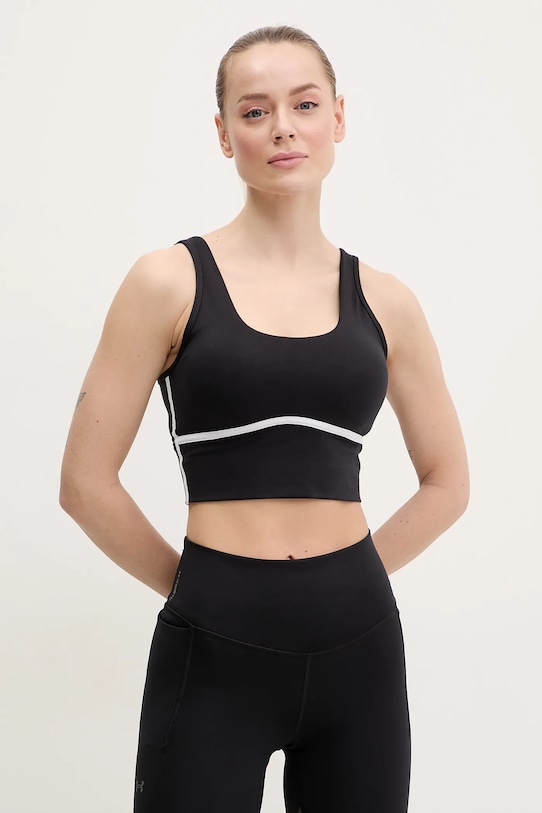 Under Armour top treningowy Meridian Piped z elastanem czarny 6003529