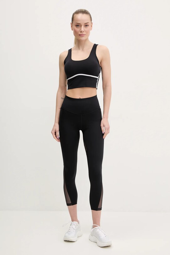 Under Armour top de antrenament Meridian Piped 6003529 negru SS25