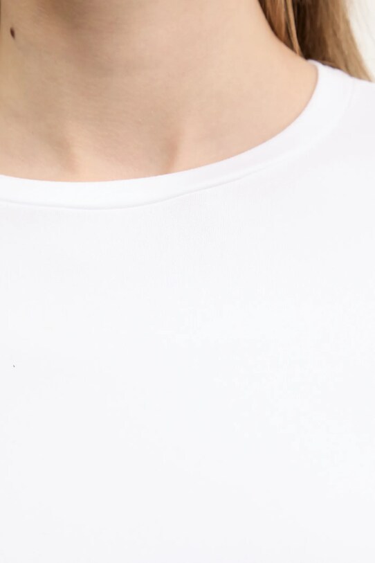 Μπλουζάκι Hollister Co. KI339.5043.100 λευκό