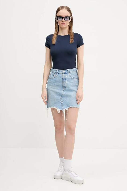 Hollister Co. tricou KI339.5043.200 bleumarin SS25